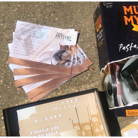 MURDER MYSTERY PARTY PASTA, PASSION & PISTOLS, New - Picture 4 of 5